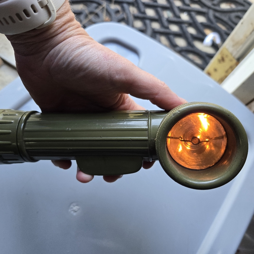 Vintage Working GT Price Products Military Flashlight